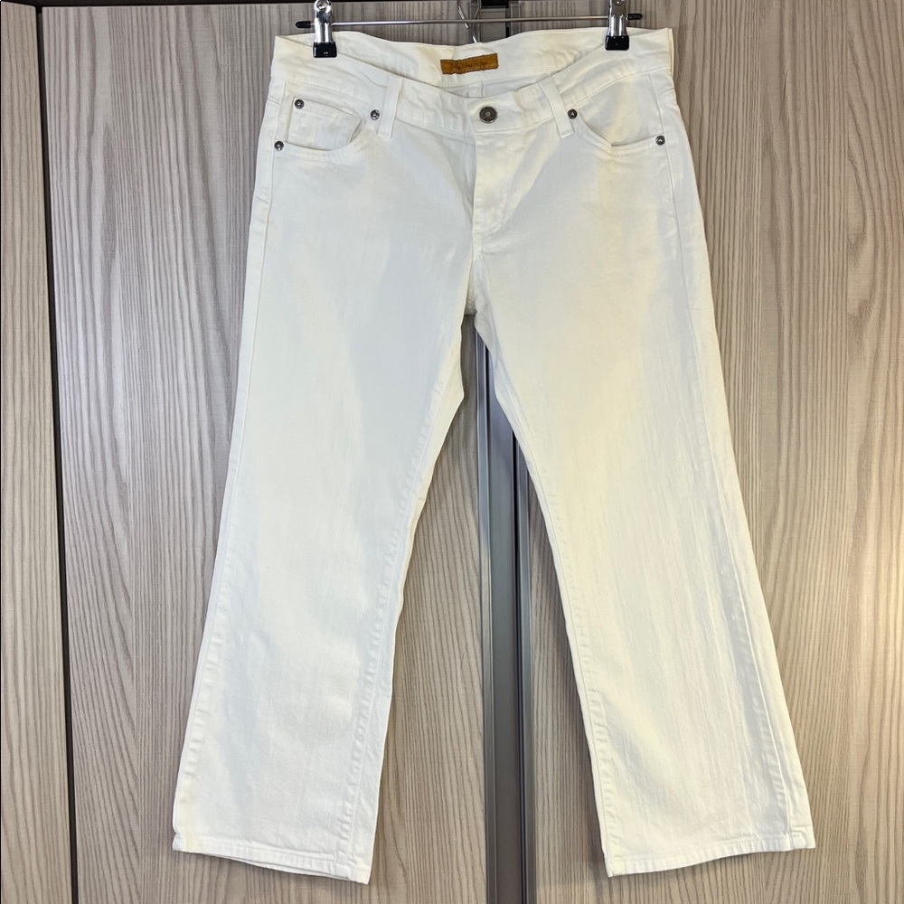 James Cured by Sean White Cropped Jeans ~ Sz. 29